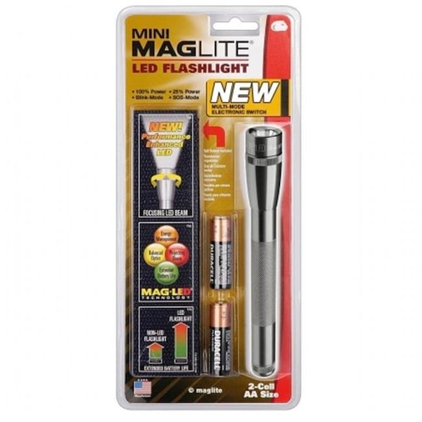 Maglite MAG-Lite 459-SP2209H 2 Cell Aa Mini Magliteled W-Holster-Gray 459-SP2209H - main